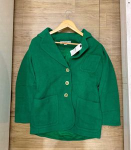 Chic Green Blazer - Bust Fit Upto 38
