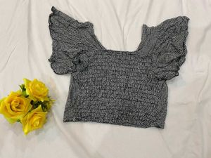 Ruffle Sleeve Top