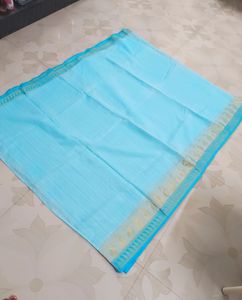 💙💠Blue Linen Cotton Saree @ 200💠💙