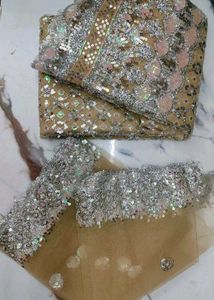Embellished Net Fabric Salwar Material