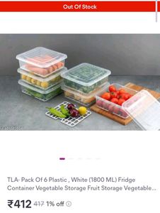 Pack Of 6 Plastic White 1800 Ml