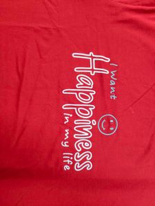 Red Happiness Graphic Tee