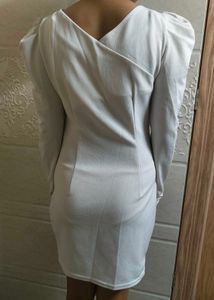 Elegant Asymmetrical Long Sleeve Dress
