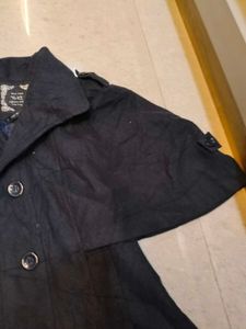 Stylish Navy Blue Coat