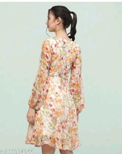 Floral Party Wear Dress