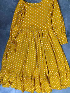 Long Frill Frock Stylish Design For Girls