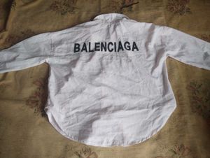 Balenciaga Shirt Top Off White Color