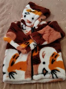 Cute Animal Print Baby Jacket