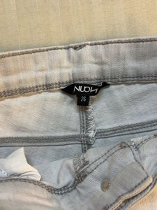 Denim ripped Shorts