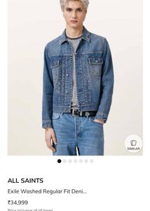 Authentic AllSaints Denim Jacket