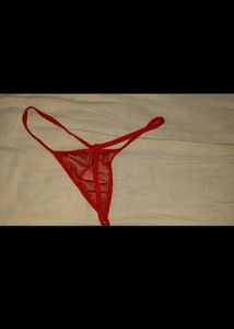Padded Bra And Red Brief