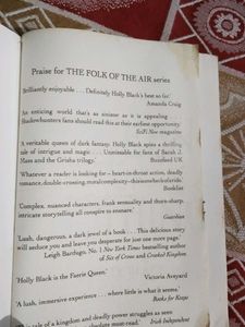 Book 3 In Cruel Prince Series