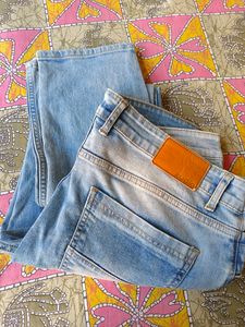 Fade Colour Ruuged Jeans 34 Waist