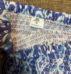 Printed Blue Top 💙