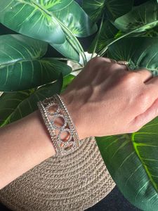 Sparkling Rhinestone Bangle Bracelet