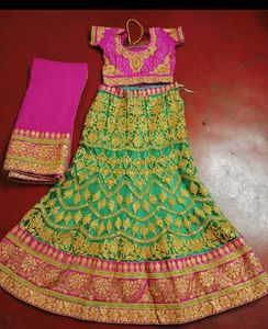 Lehenga One Time Used
