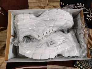 Women White Shoes Thick Sole