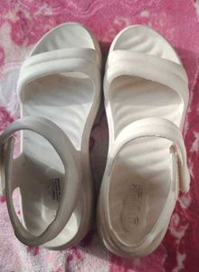 Comfortable White Flats
