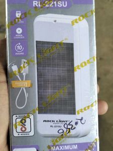 Solar Power Bank with Emergency Light