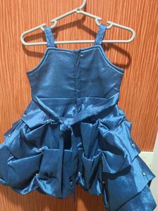 Baby Girl Blueberry Balloon Frock