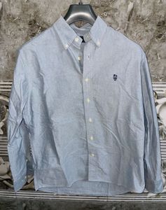 Men's Blue Long Sleeve Shirt