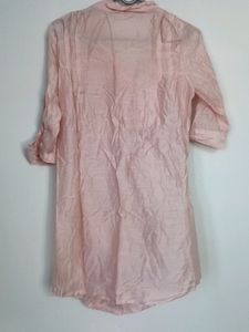 Peach Shirt Type Stylish Western Top