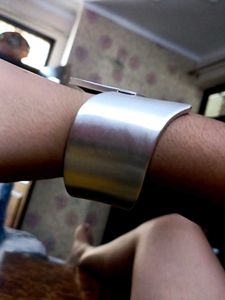 Silver Tone Cuff Bracelet