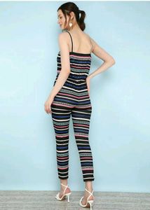 🍭Striped Sleeveless Jumpsuit