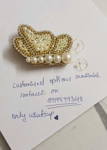 Pearl Butterfly Hair Clip