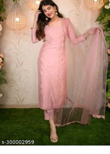 Peach Kurta Set
