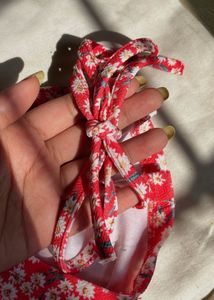 mini red dress🌺🧺