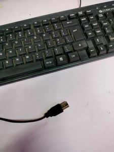 Zebronics Full Working Wired Keyboard.