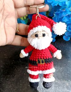 Cute Santa Keychain