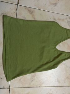 Green Halter Top