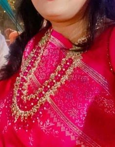 A Silk Saree Very Heavy With Blouse