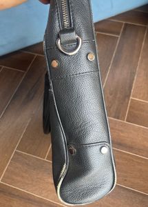 Leather Laptop Bag/have Some Fading On The Edges