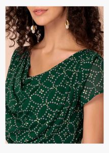 Green Sequin Midi Dress