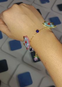 Floral Cuff Bracelet