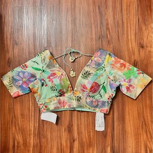 Trending Deep V-neck Blouse