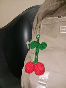 Cute Cherry Keychain