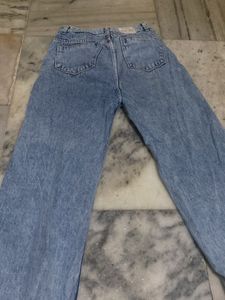 Wide Leg Denim Jeans