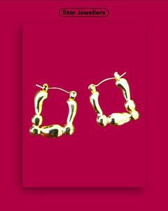 Golden Hoop Earrings