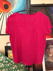 Only Pink Graphic Print Tee