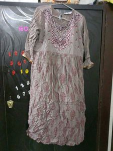 Boho Embroidered Dress