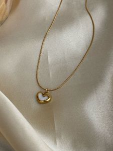Dainty Heart Necklace Anti-tarnish