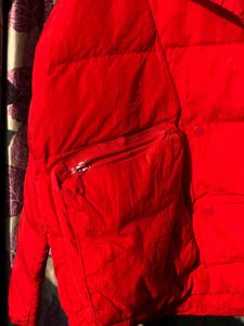 Red Puffer Jacket - Stylish &amp; Warm
