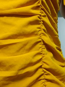 Solid Twist And knot Dress