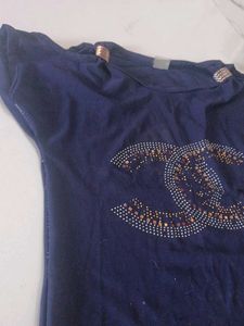 green Embellished Top