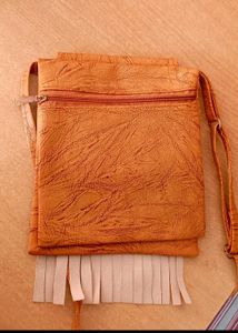 Vintage Leather Fringe Bag