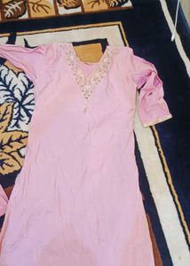 Pakistani Look Women&#39;s  Blend Straight Embroidere